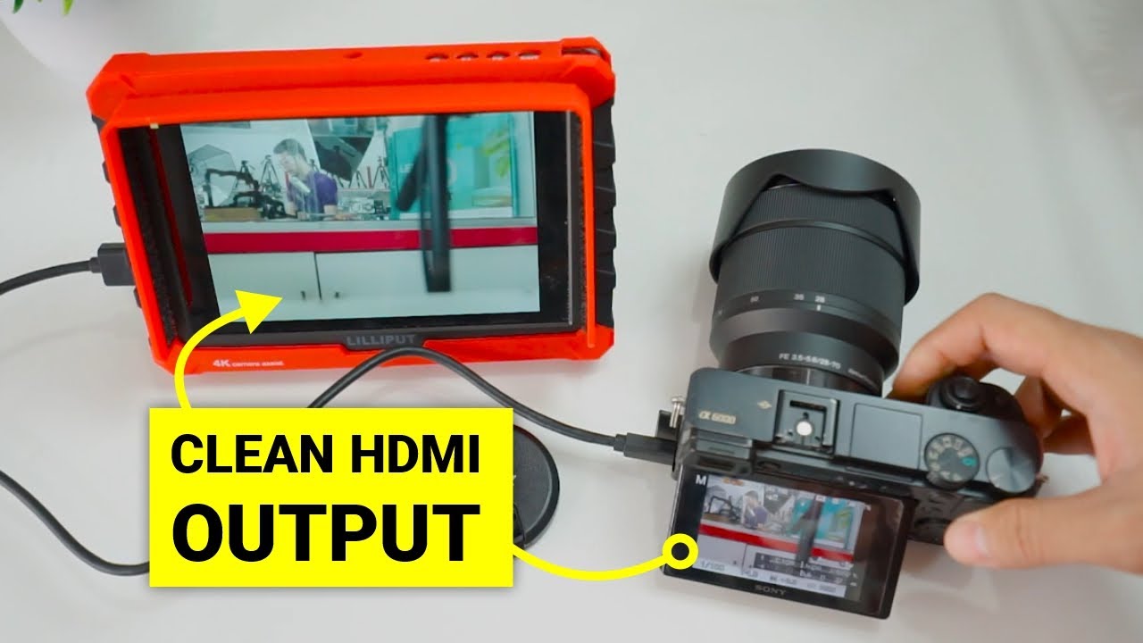 Tutorial Clean HDMI Kamera Mirrorless Sony A6000 Series Hilangkan