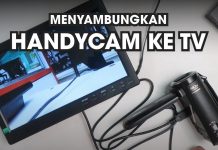 Cara Menyambungkan Kamera Handycam ke TV Monitor LED Agar Tampil Hasil Kamera Live