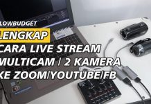 Tutorial Live Streaming Multicamera/2 Kamera ke Zoom/Youtube/FB – Modal Capture Card USB, OBS, 2 Cam
