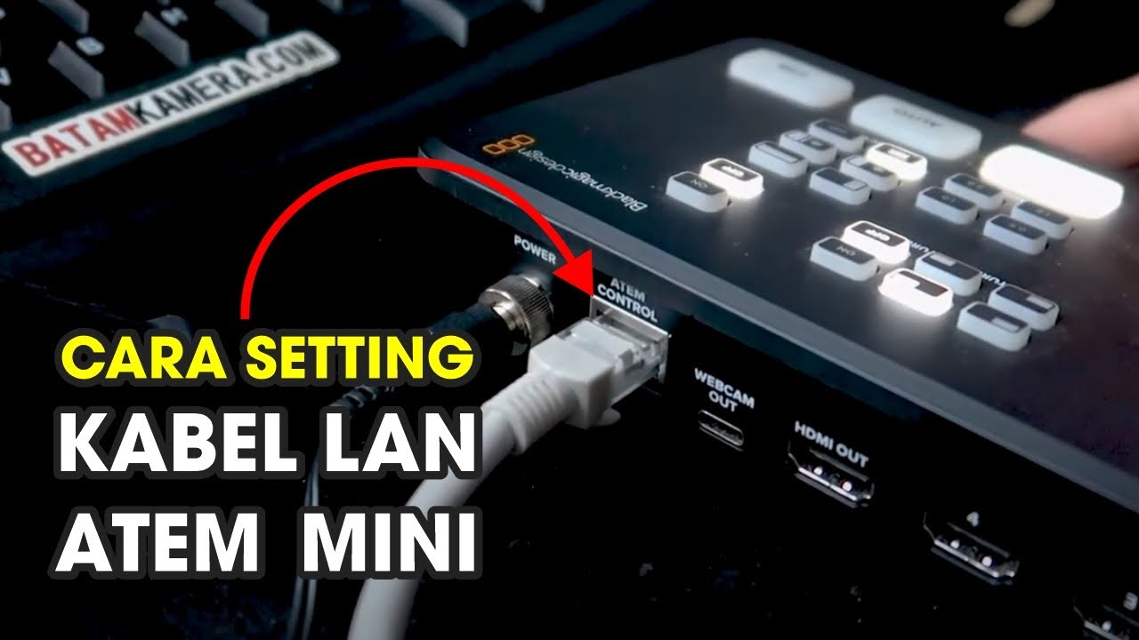 Cara Menyambungkan Atem Mini ke Komputer Pake Kabel LAN - Setting IP