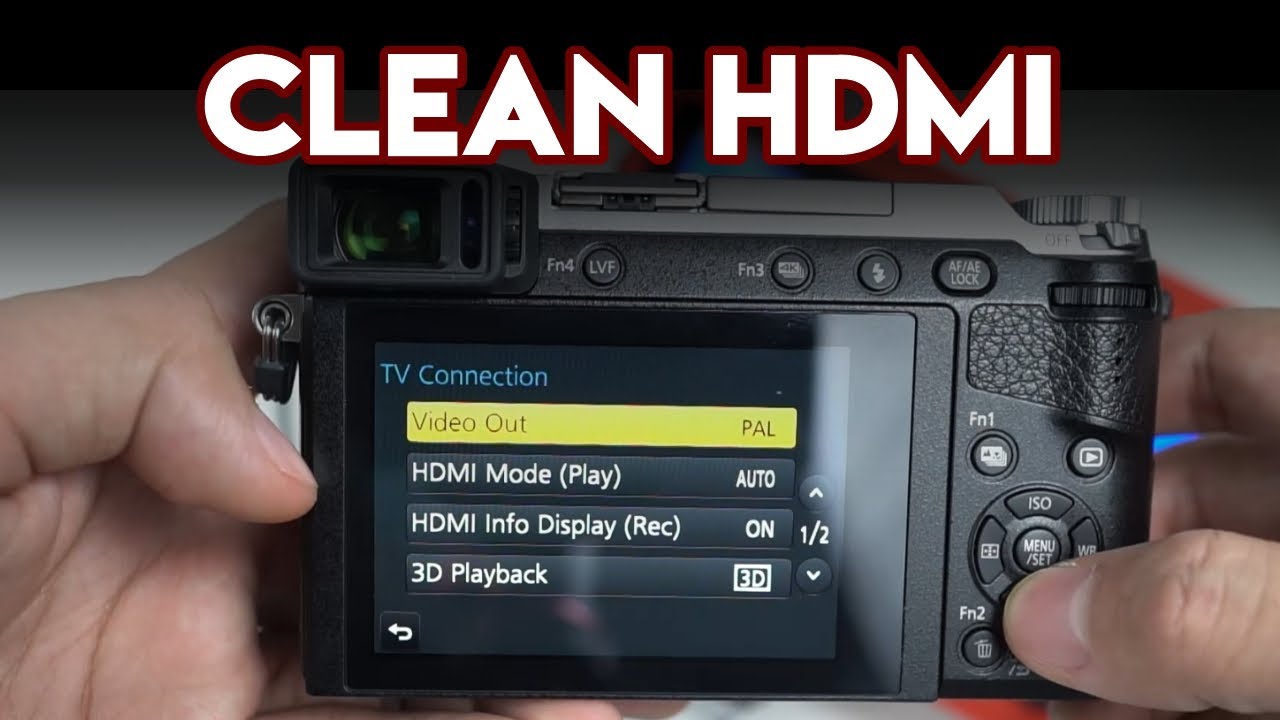 Cara Setting Clean HDMI Kamera Mirrorless Lumix GX85K Apa Itu Clean
