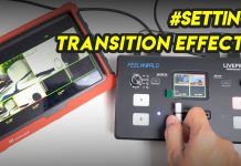 Cara Setting Transisi/Mix Switcher Feelworld LivePro L1 V1 – Fade, Cut, Push, Slide
