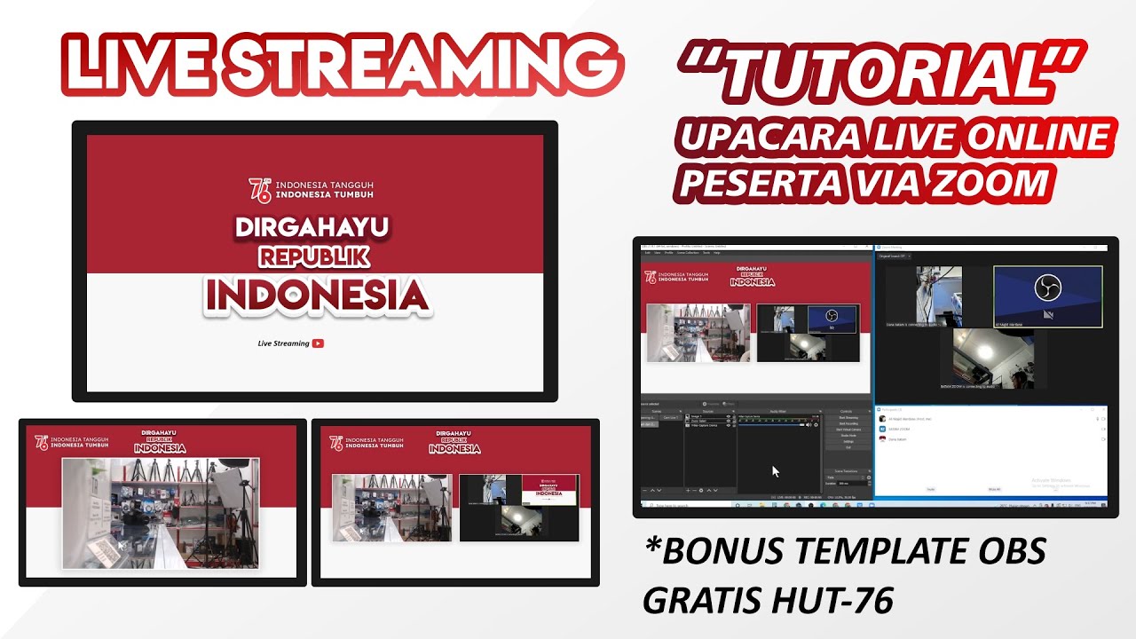 Cara Live Streaming Acara Upacara 17 Agustus 2021 Dan Munculin Peserta ...