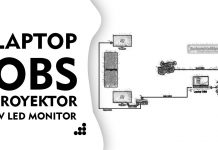Memunculkan Tampilan Laptop OBS ke Proyektor LED TV Dengan Mudah
