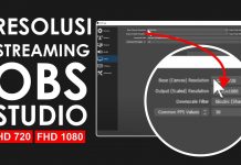 Cara Atur Resolusi Streaming Youtube dari OBS Studio