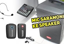 Mic Wireless Saramonic Blink 500 B2/B1 Nyambung ke Speaker Sound System Cara Menyambungkan Mic Saramonic ke Speaker Sound System
