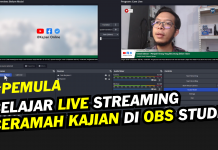 Belajar Live Streaming Untuk Kajian Ceramah Pake OBS Studio Cara Setting Live Streaming Ceramah Batam Kamera