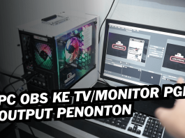 Cara Setting PC OBS ke TV Monitor