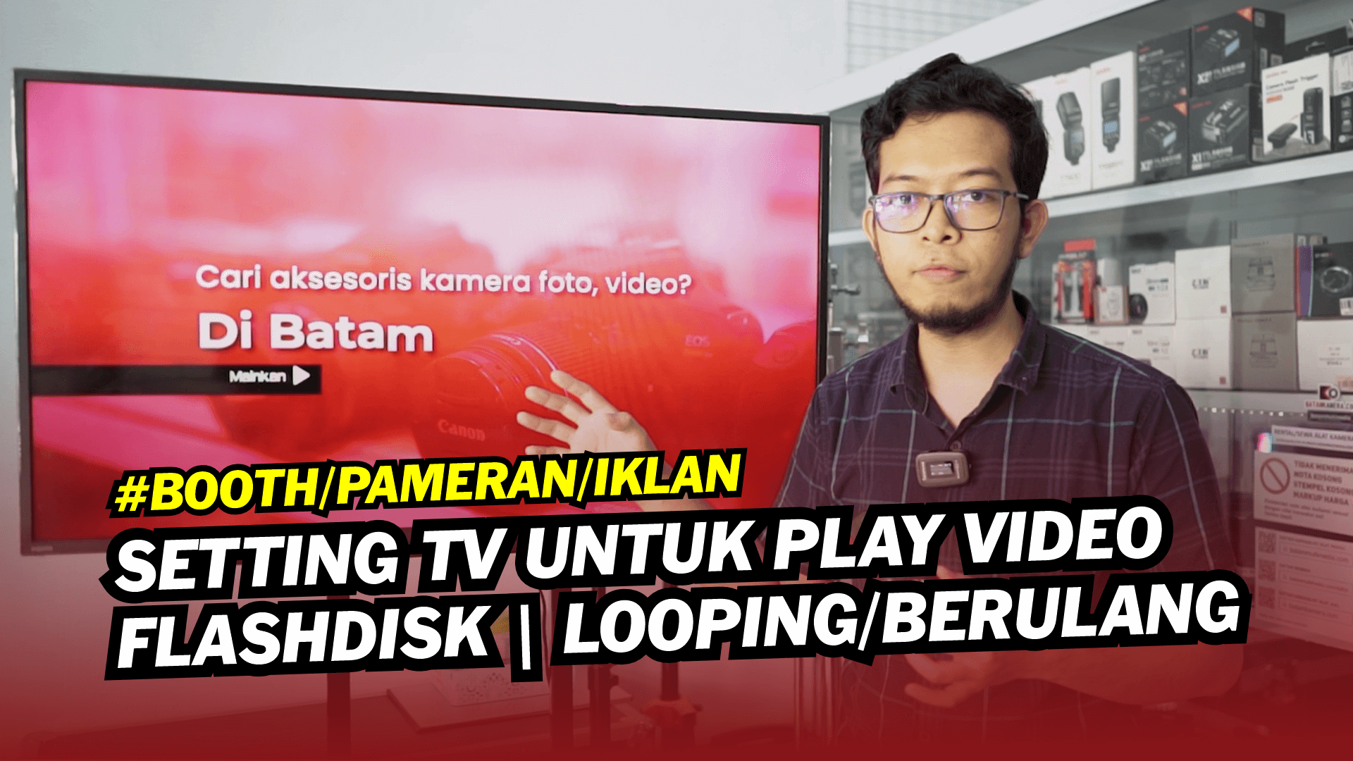 Cara Setting TV Supaya Bisa Play Video USB Looping Cocok Untuk Pameran Booth Kelas Batammultimedia