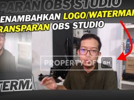 menambahkan watermark logo transparan di OBS Studio - Batam Kamera OBS