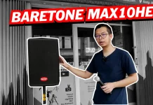 Tes Speaker Baretone Portable Speaker Active – Baretone Max10HE – Rental Speaker Portable Batam Tes Jarak Speaker Baretone Max10HE