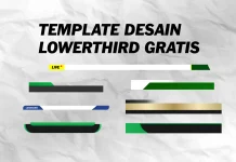 Template Desain Tulisan Frame Gratis Untuk Streaming Kajian Ceramah Template Desain Kajian Lowerthird Gratis
