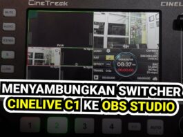Cara Menyambungkan Switcher Cinelive C1 ke OBS Studio