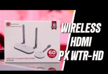 PX WTR-HD Alat Pengganti Kabel HDMI Laptop ke Proyektor